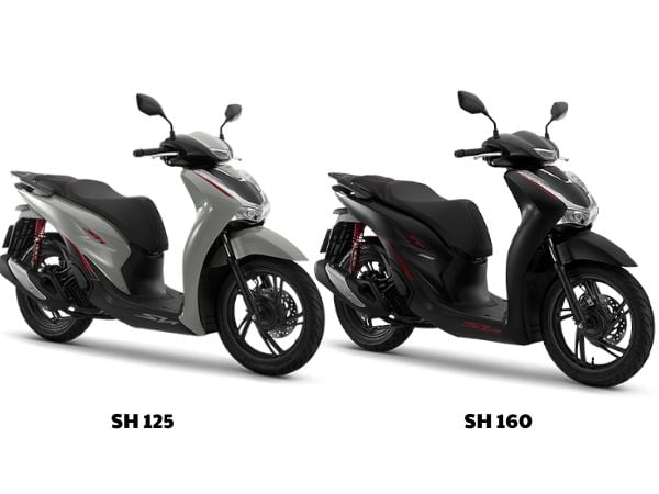 So sánh SH 125 và SH 160 về thiết kế & cảm giác sử dụng