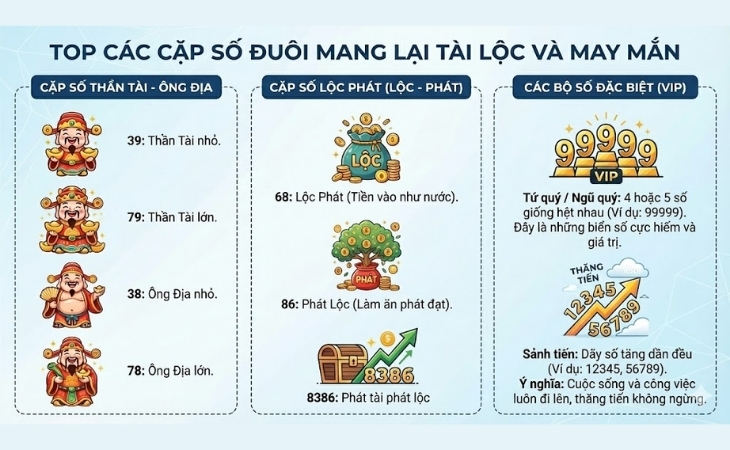 Biển số xe và các con số may mắn năm 2026