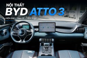 Nội thất BYD Atto 3: Không gian hiện đại và khác biệt trong phân khúc SUV điện