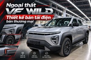 Ngoại thất VF Wild: Thiết kế bán tải điện bản thương mại