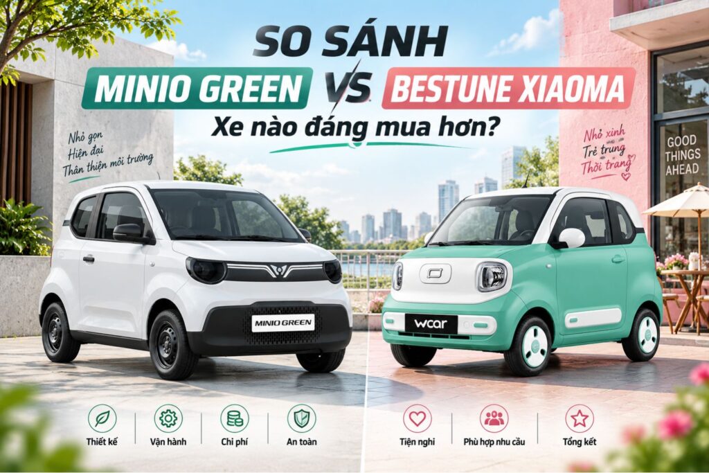 So sánh Minio Green vs Bestune Xiaoma: Xe nào đáng mua hơn?