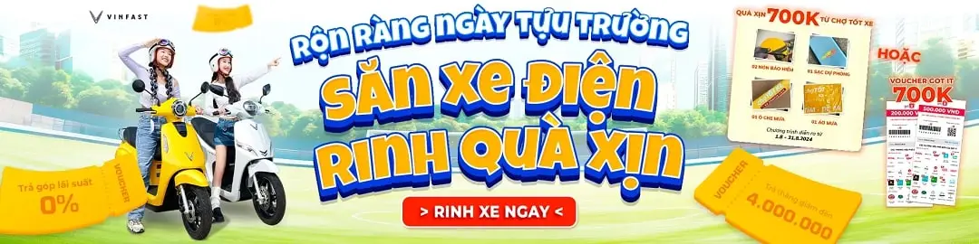 Săn xe điện rinh quà xịn