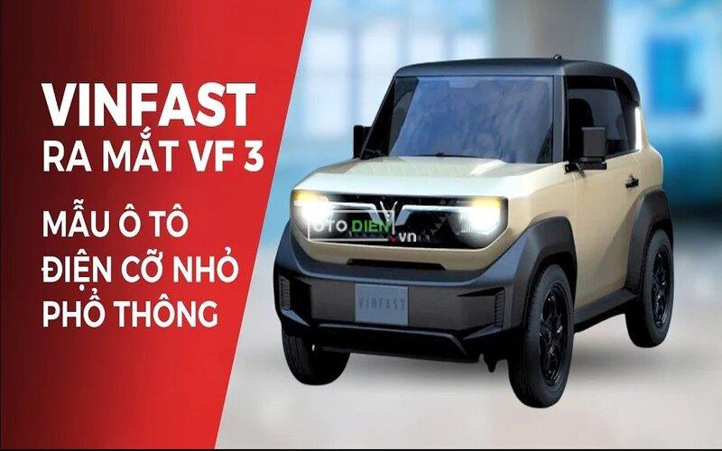 VinFast VF3 là dòng xe ô tô mở ra kỷ nguyên mới cho phân khúc ô tô điện cỡ nhỏ