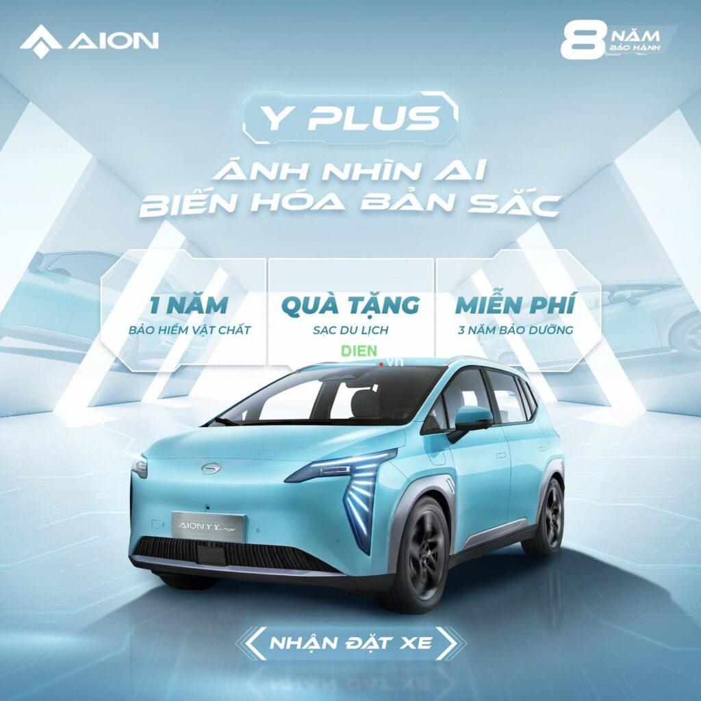 Ưu đãi khi mua xe Aion Y Plus (Nguồn: Aion Việt Nam)