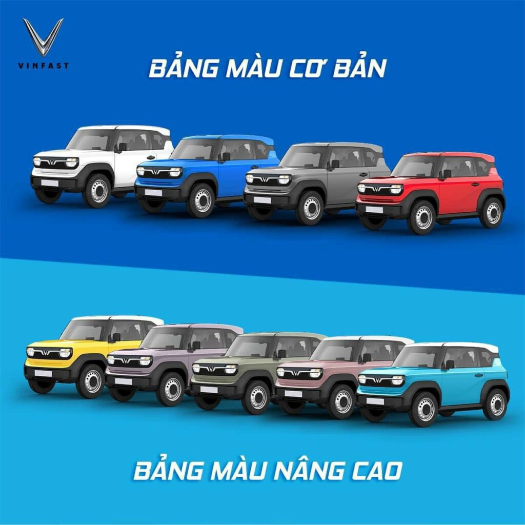 
													VinFast VF3 2025 đủ màu full														